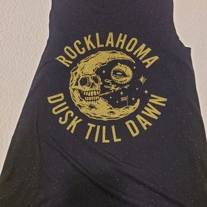 Rocklahoma cut off shirt large